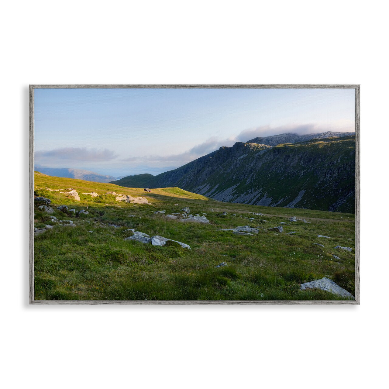 Stupell Industries Lush Rolling Cliffs Framed Giclee Wall Art Design by Thomas Tepstad Berge